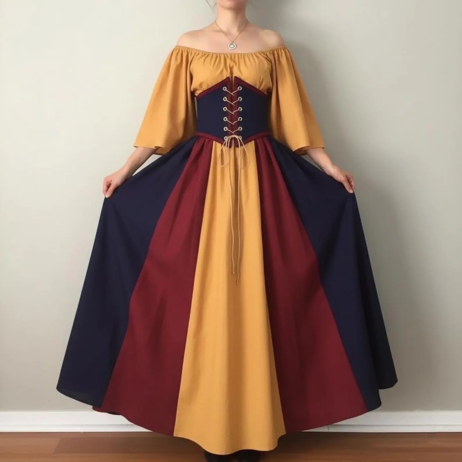 Corset Lace Dress, Renaissance Court Dress